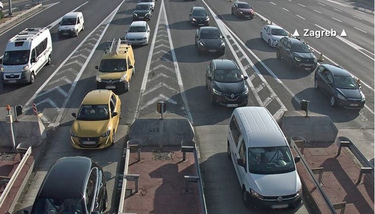 Srna na A5, gužva na gradskim cestama