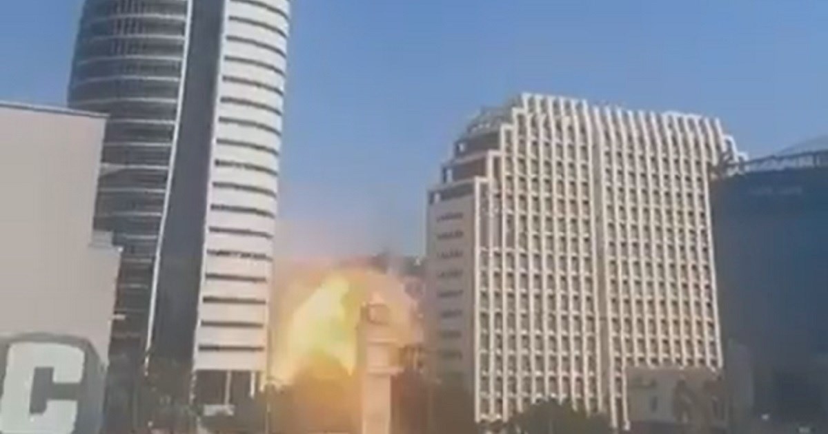 Iranski projektil upravo pogodio Haifu, šire se snimke