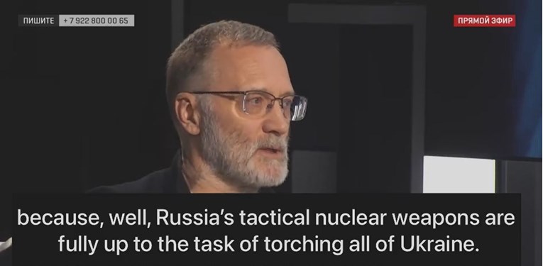 Ruski politolog: Mogli bismo spaliti Ukrajinu nuklearnim oružjem, ali smo humani