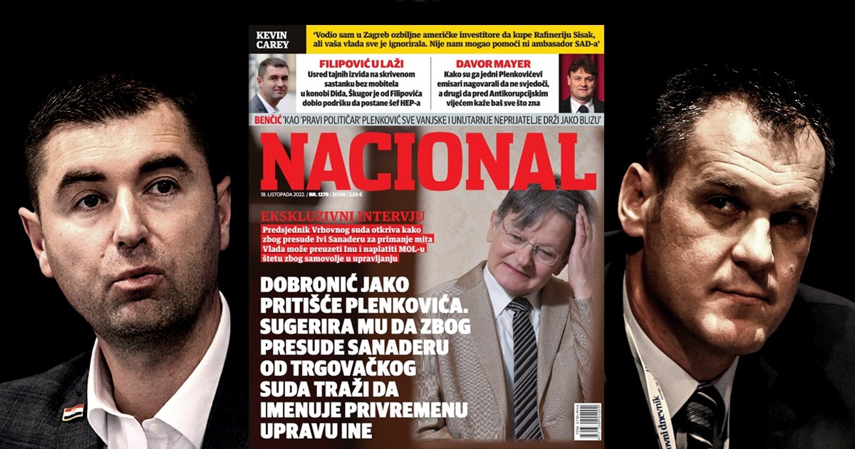 Nacional: Filipović je bio na tajnom sastanku sa Škugorom, ušli su bez mobitela