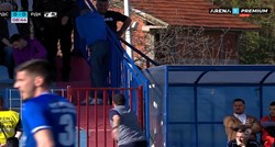 VIDEO Trener u Srbiji gađao navijača usred utakmice. Isključen je