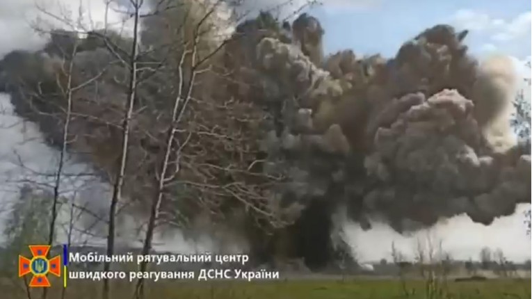 VIDEO Ukrajina objavila snimku uništavanja pronađenih eksploziva