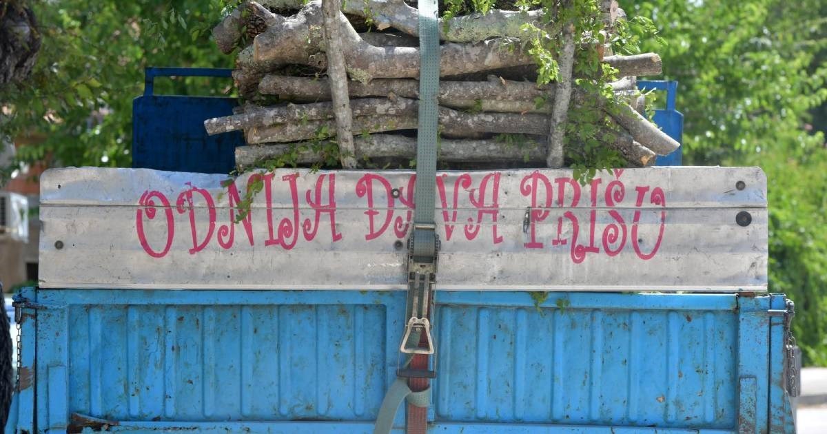 Dalmatinski natpis na kamionu oduševio prolaznike