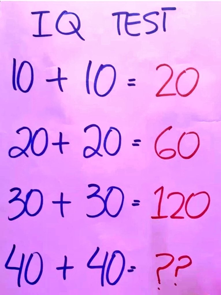 Matematička mozgalica zbunila ljude. Znate li točan odgovor?