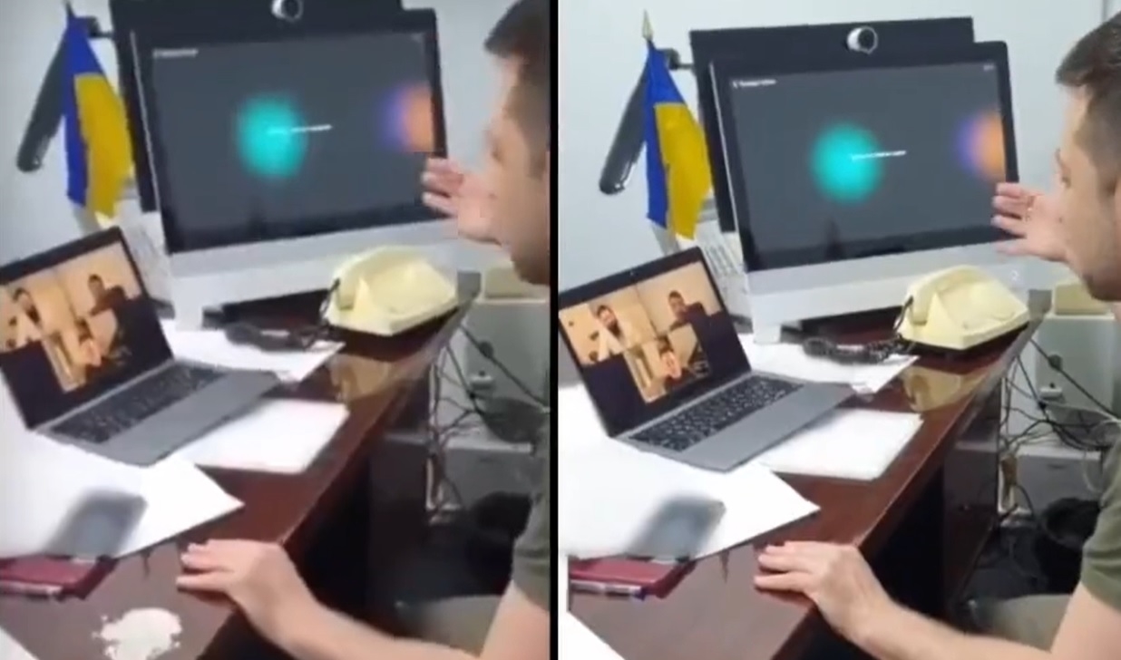 VIDEO Društvenim mrežama kruži lažna snimka Zelenskog s kokainom na stolu