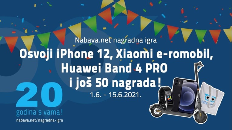 20. rođendan portala Nabava.net: Osvojite novi iPhone 12!