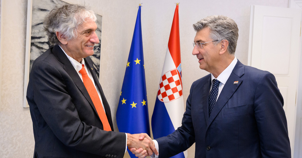 Plenković ugostio nobelovca hrvatskog podrijetla