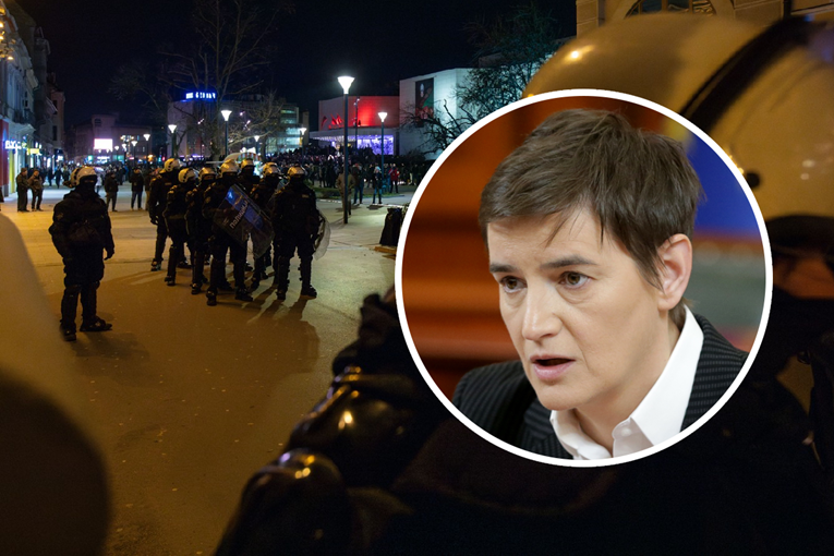 Brnabić: Scene koje smo sinoć vidjeli u Novom Sadu ova zemlja nije vidjela od 1945.