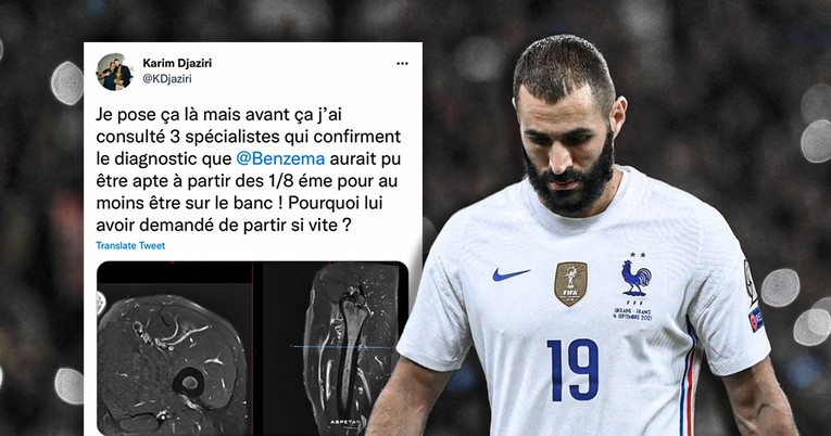 Benzemin agent objavio video ozljede i napao Deschampsa. Oglasio se i Benzema