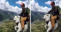 VIDEO Pogledajte kako izgleda kad vlasnik povede psa na paraglajding