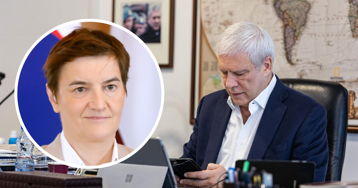 Brnabić: Bivši predsjednik Srbije, nesreća od čovjeka, poziva na građanski rat