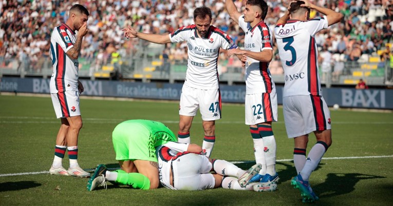 VIDEO Težak lom noge u Serie A. Golman smirivao ozlijeđenog Ukrajinca