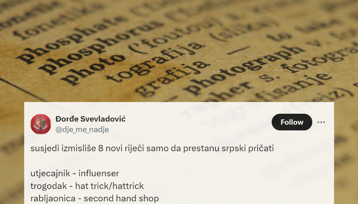 Srbe nasmijale nove hrvatske riječi: "Susjedi, stanite, ode ovo u 3 PM"