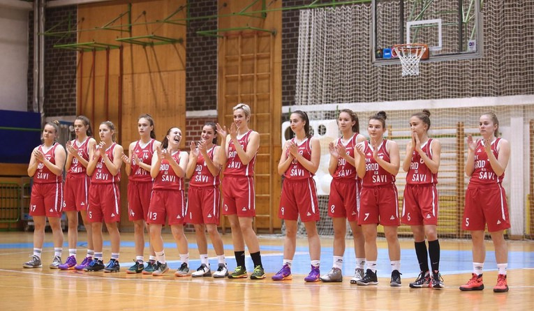 Košarkašice Broda na Savi osvojile povijesni naslov prvaka