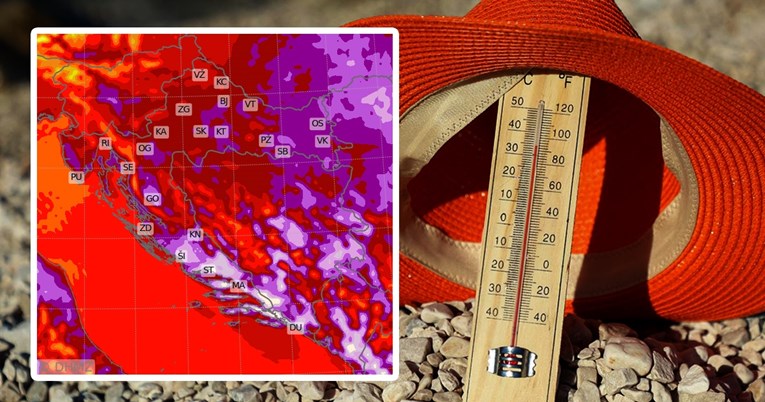 Stiže vrhunac toplinskog vala, temperature idu do 40. Sve će prekinuti nagla fronta