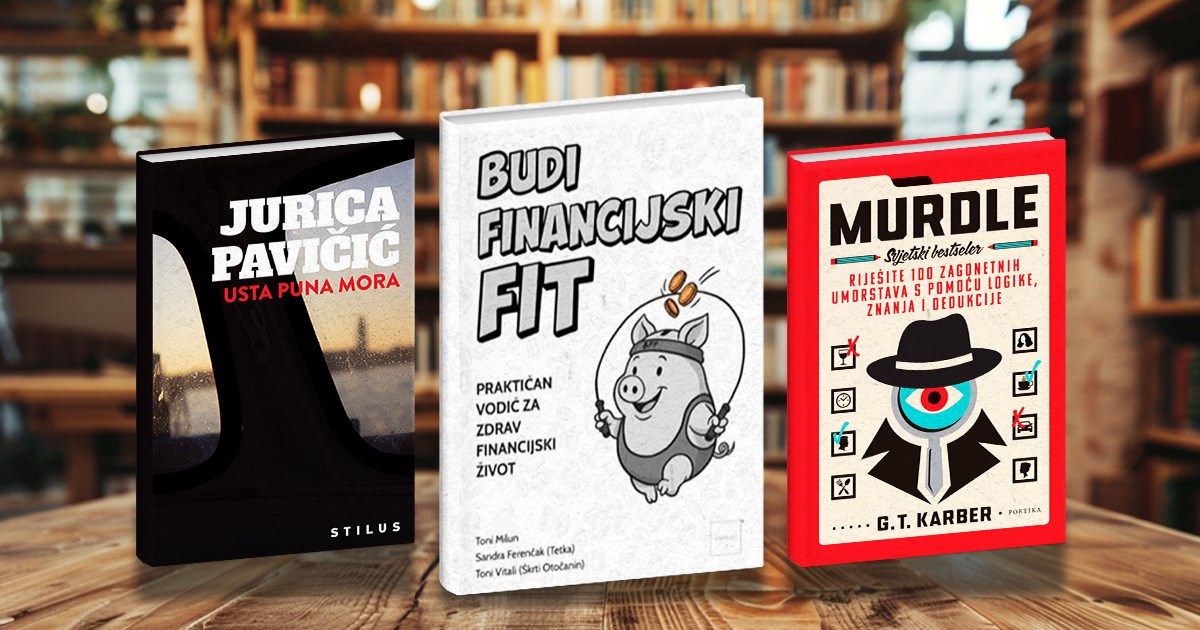 Najpopularnije knjige u hrvatskim knjižarama u rujnu