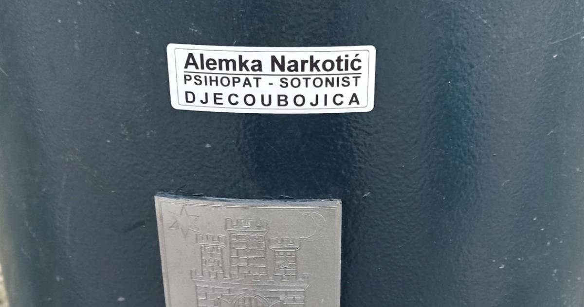 U Zagrebu osvanule naljepnice s porukom: "Alemka Narkotić djecoubojica"