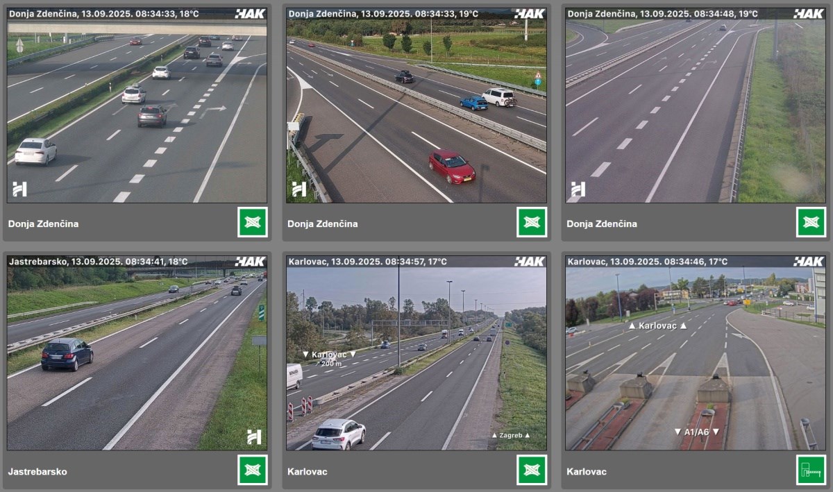 Pojačan promet na A1 između Zagreba i Karlovca prema moru