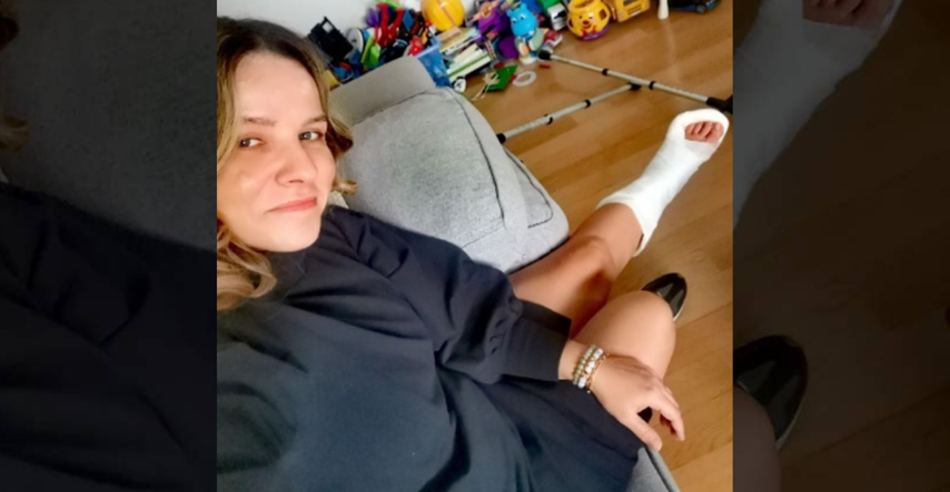 Marija Husar Rimac objavila fotku s gipsom na nozi: "Operacija nije potrebna..."