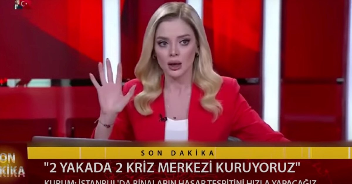 Pogledajte reakciju voditeljice u emisiji uživo kad je potres pogodio Tursku