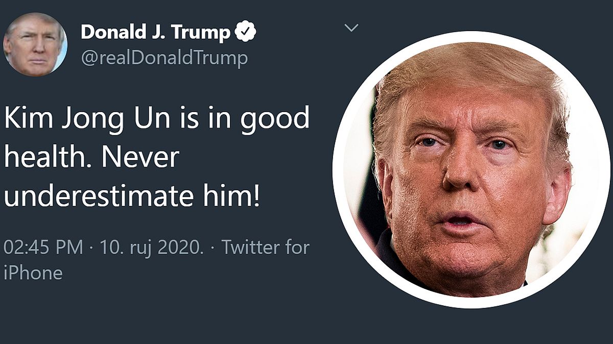 Trump o sjevernokorejskom diktatoru: Kim Jong-un dobrog je zdravlja
