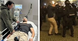 Srpski ministar obišao ozlijeđenog policajca. Snimka pokazuje: Udario ga je kolega