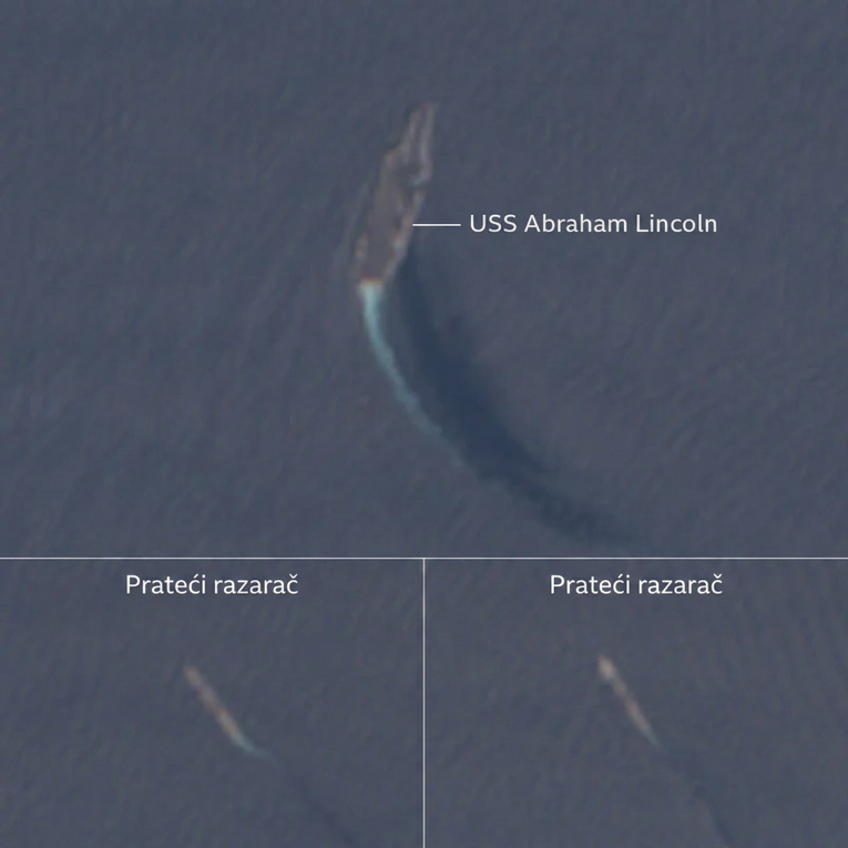 FOTO Američki nosač aviona i razarači kod Omanskog zaljeva uoči blokade Irana