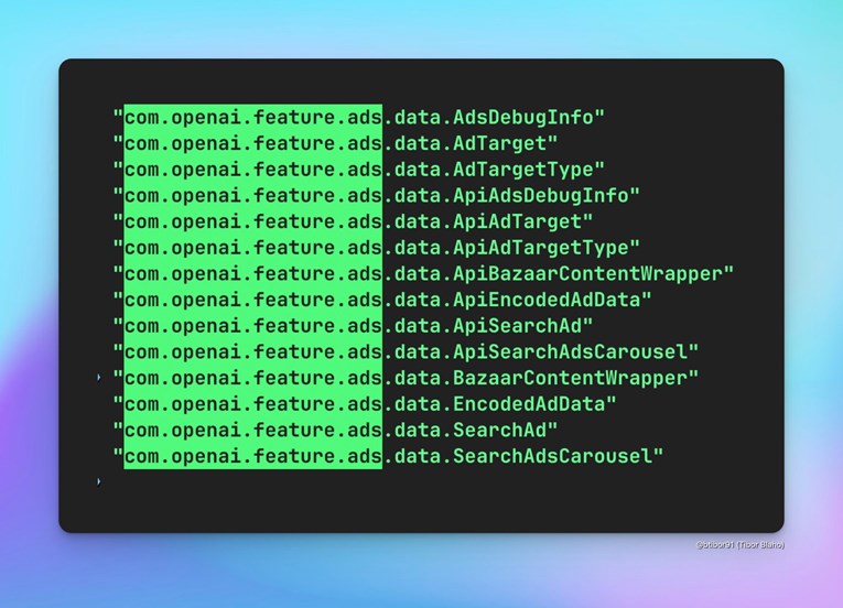 Oglasi stižu u ChatGPT? IT-jevac otkrio naznake u programskom kodu
