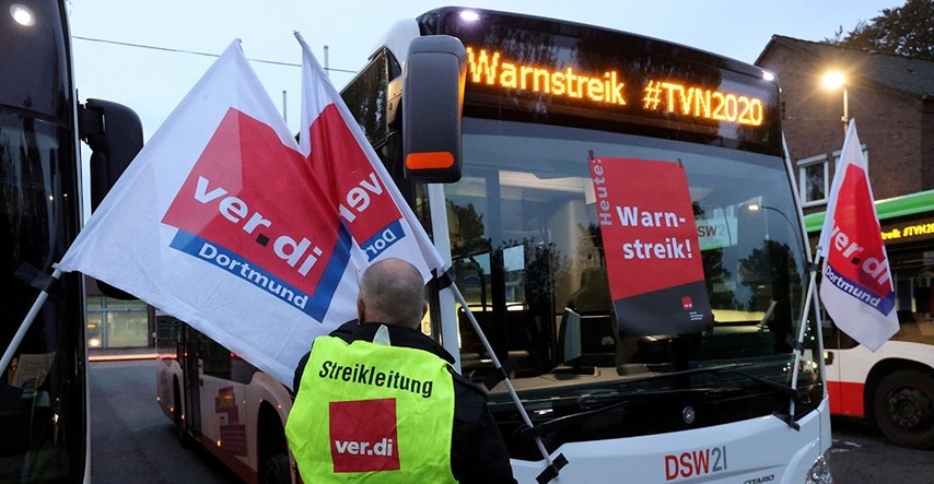 Javni prijevoz u Njemačkoj u petak u blokadi: "Vozači nekad moraju pišati u kantu"