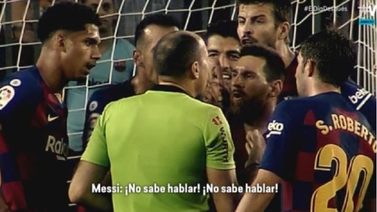 Sudac isključio Dembelea, Messi branio suigrača: "On uopće ne zna španjolski"
