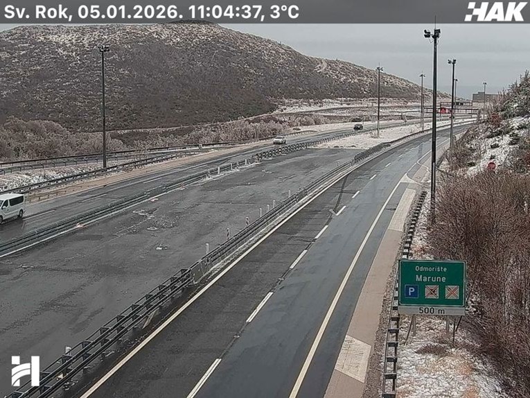 Ponovno otvorena A1 kod Svetog Roka. Noćas se prevrnuo i zapalio kamion