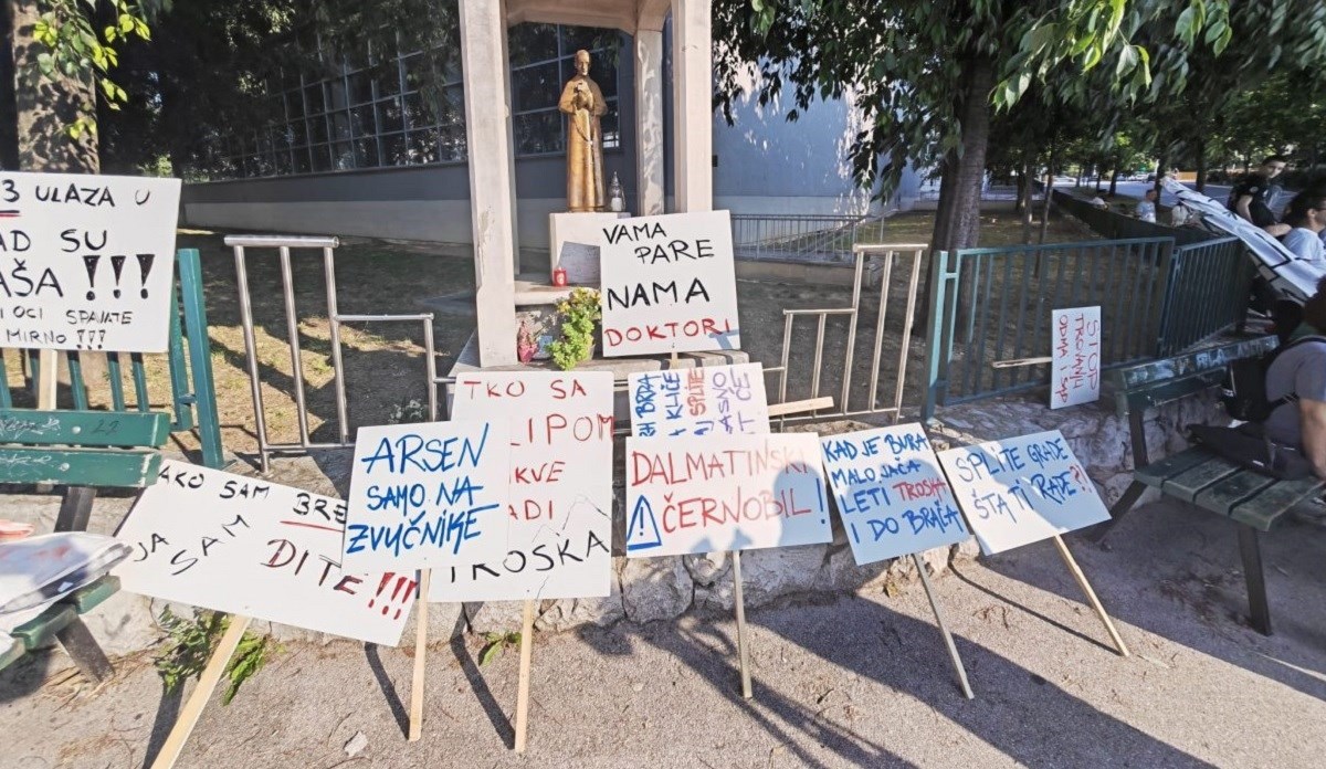 Splićani opet prosvjedovali zbog arsena i nikla u zraku: "Mi to udišemo"