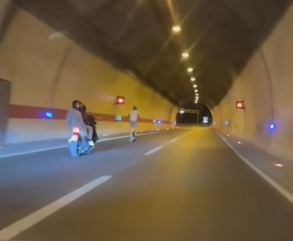 VIDEO Vozi električni romobil po lijevoj traci brze ceste u tunelu