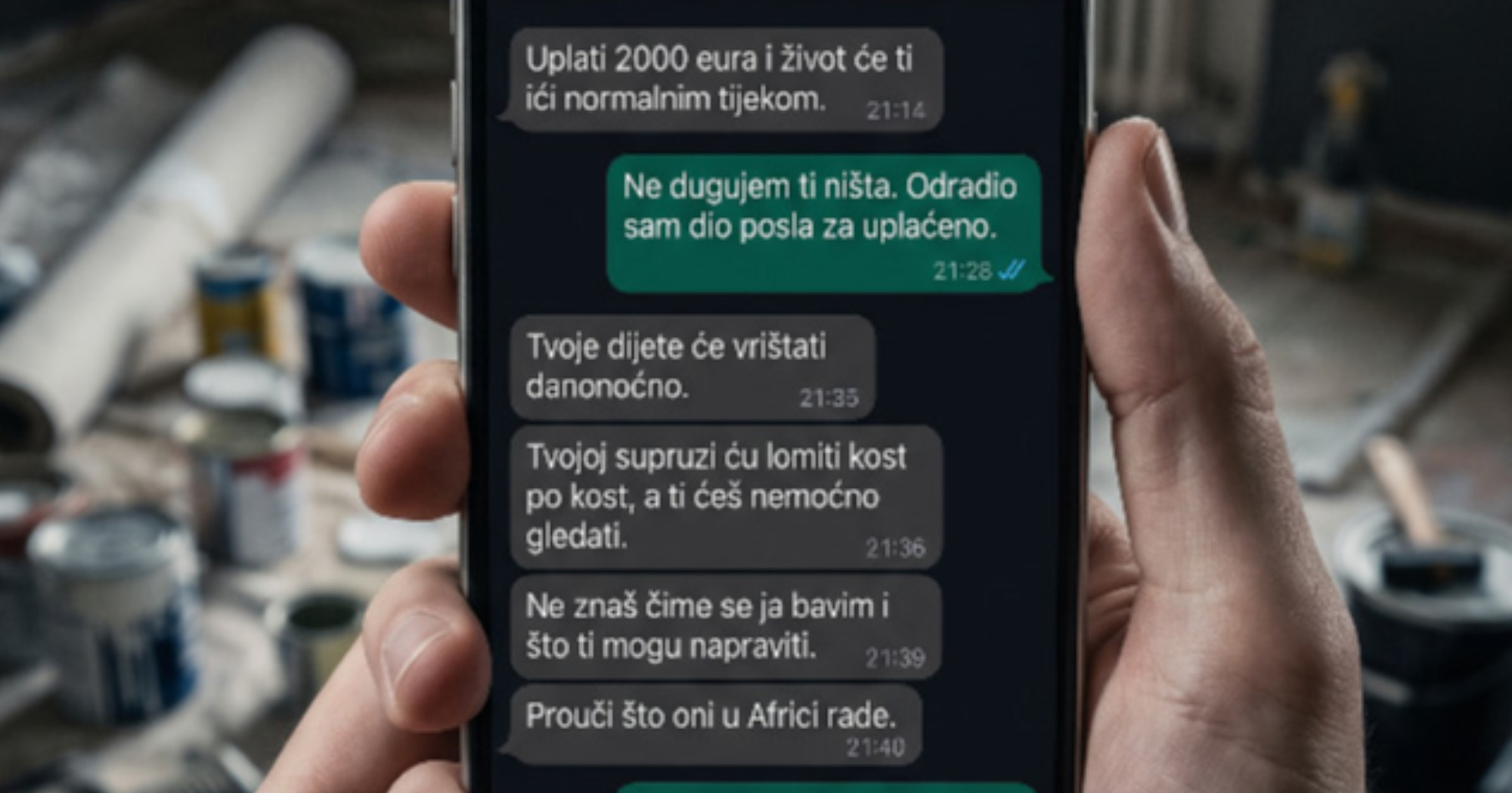 Optužena da je prijetila ženi i djetetu svog majstora. "Lomit će joj kost po kost"