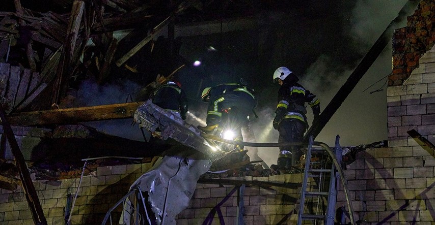 Veliki noćni napad na Ukrajinu. Pogođeni bolnica i rudnik, poginuo rudar