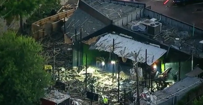 VIDEO Eksplozija u kafiću u Teksasu, zasad nema informacija o stradalima