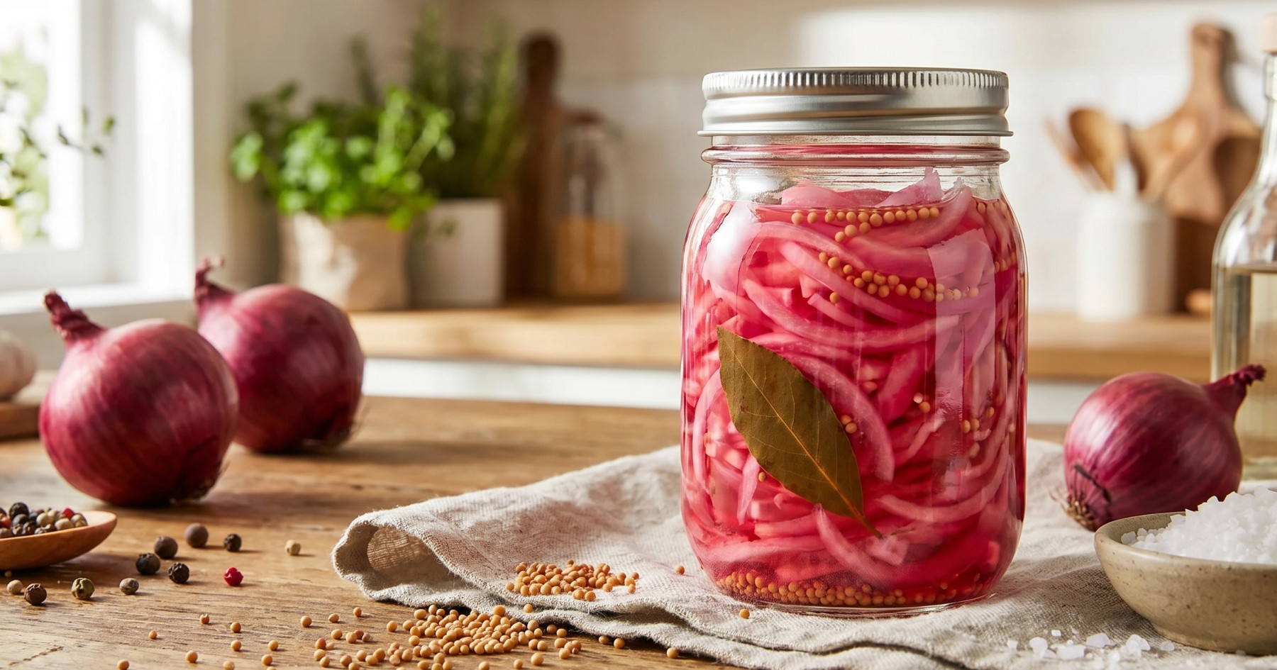 Brzo ukiseljeni crveni luk: Recept za savršen dodatak jelima
