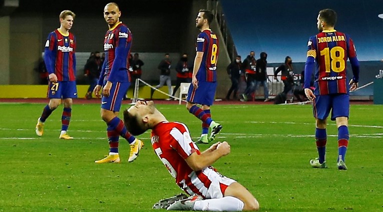 Bilbao pobijedio Barcu i uzeo Superkup. Messi dobio povijesni crveni u 120. minuti
