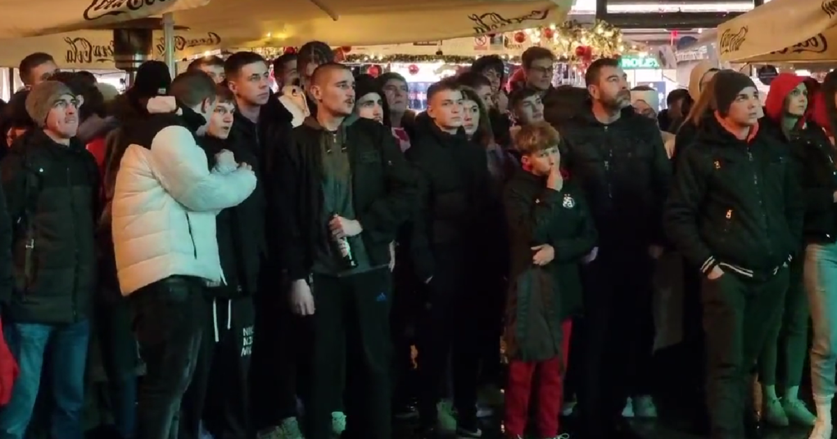 VIDEO Ovako su Zagrepčani u centru grada reagirali na gol Japanaca