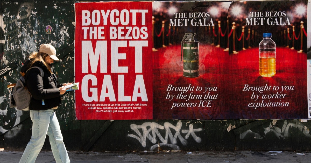 Aktivisti pozivaju na bojkot Met Gale zbog Jeffa Bezosa, New York je pun plakata