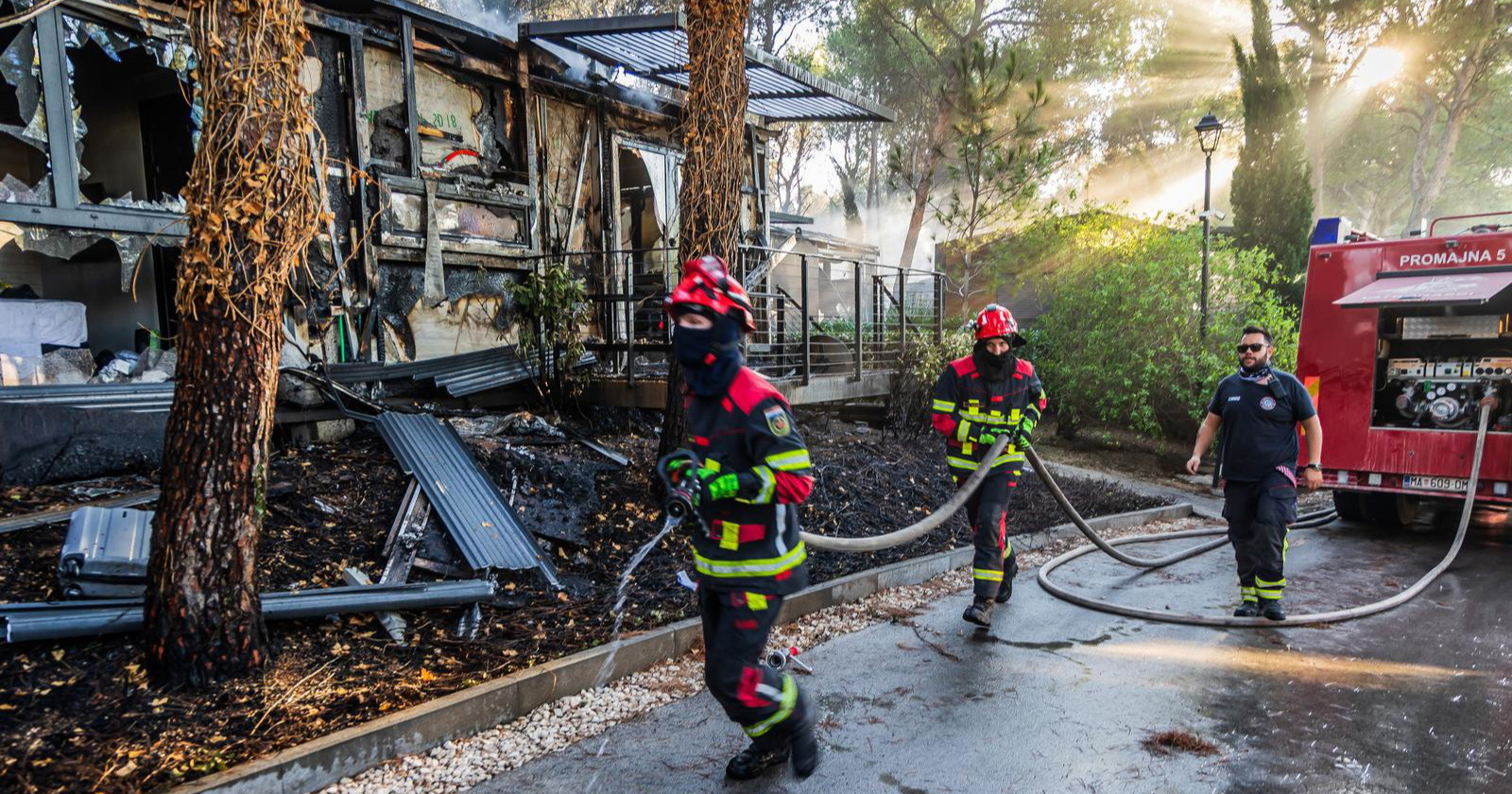 Vatrogasni zapovjednik: Stanje na Braču je jako dobro, slično je i kod Trogira