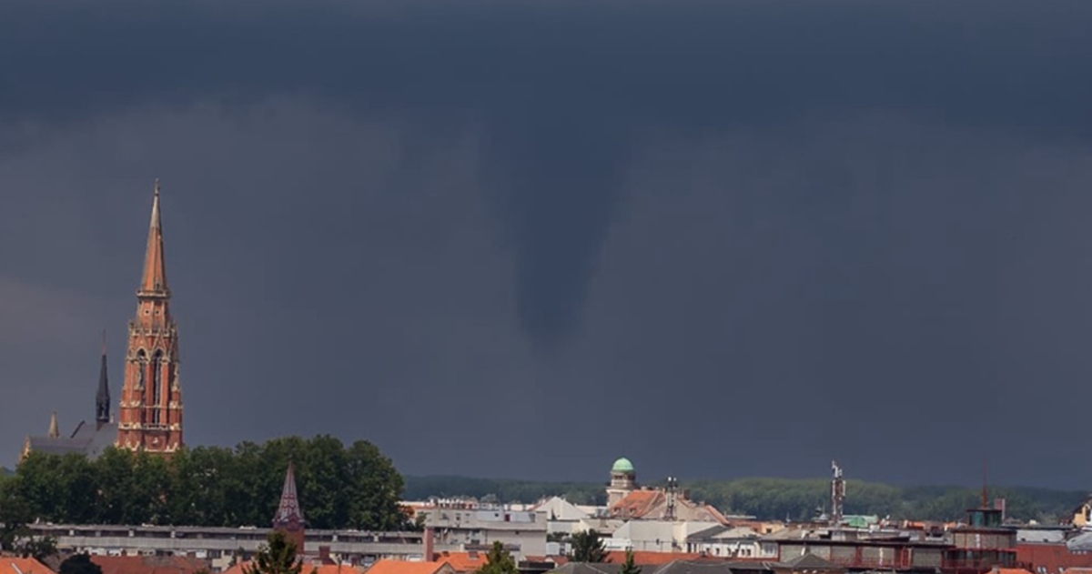 VIDEO Kod Osijeka se zamalo stvorio tornado