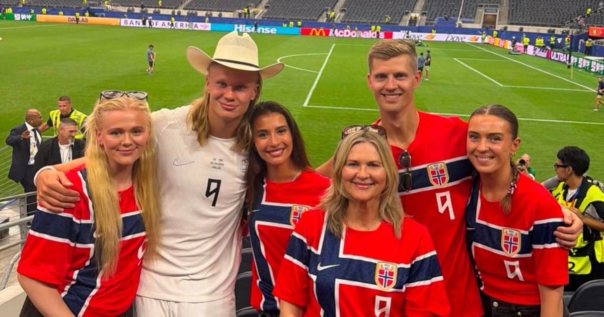 Haalandova djevojka podijelila obiteljske fotke nakon pobjede Norveške