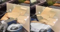 VIDEO To se zove ljubav: Svojim tijelom štitio je auto od tuče