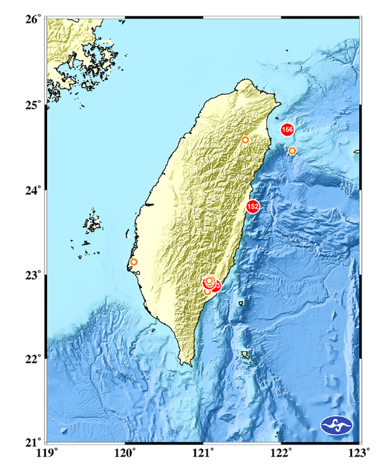 Snažan potres pogodio Tajvan