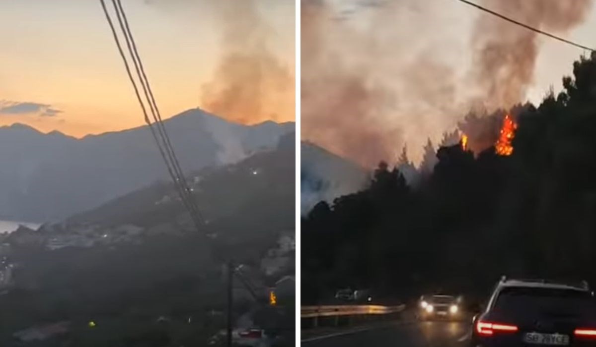 U kratko vrijeme izbila dva požara kod Tučepa i tri u Podgori. Policija traži očevice