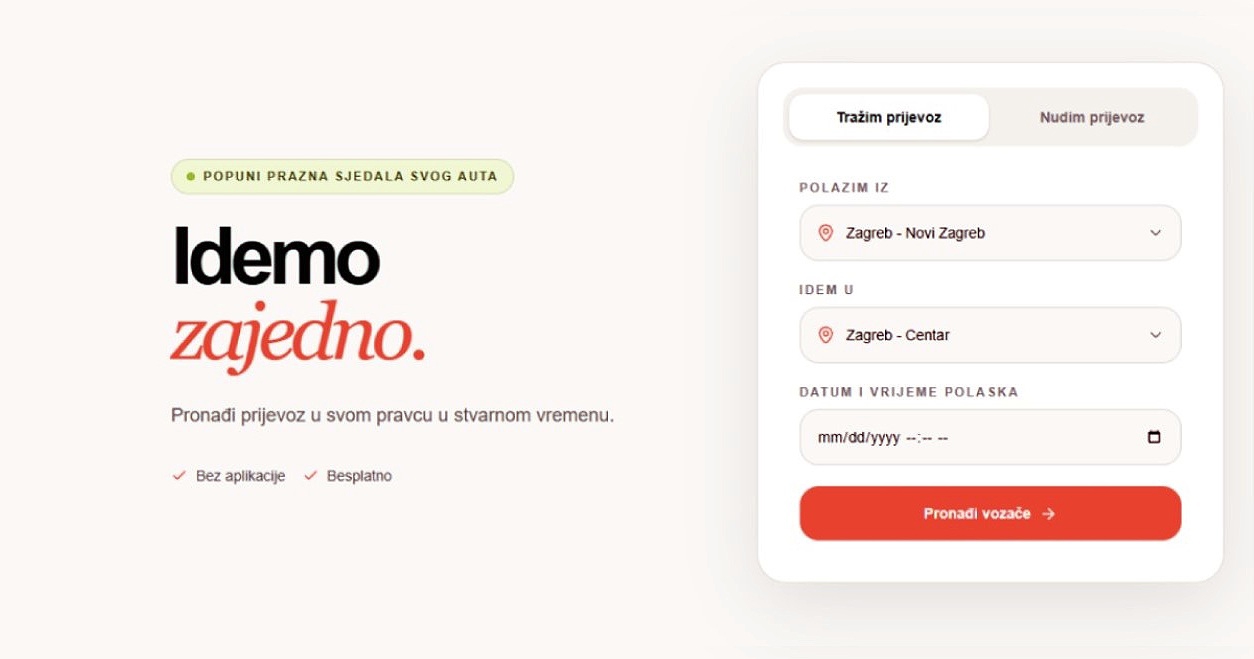 Autor stranice za zajedničke vožnje tijekom štrajka: Sve je besplatno i volonterski