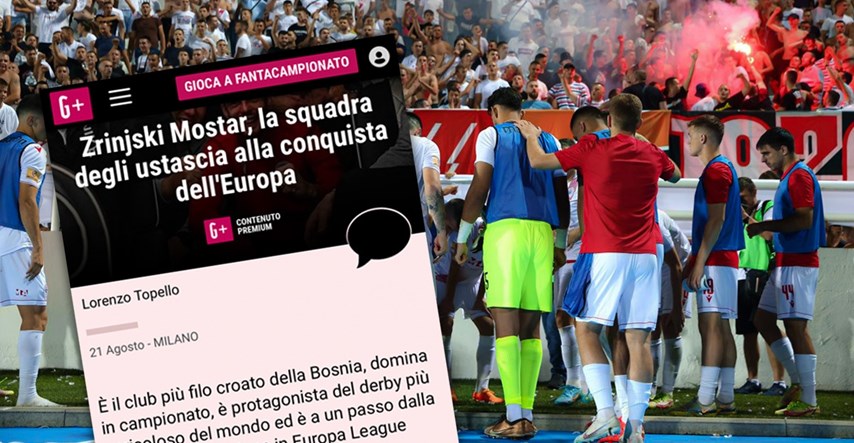 Gazetta dello Sport: Zrinjski iz Mostara, ustaški klub koji osvaja Europu