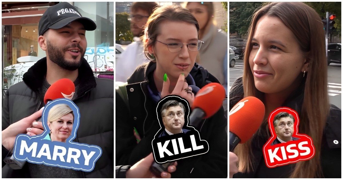 Zaigrali smo Kiss, marry, kill s prolaznicima u Zagrebu. Ponudili smo im - političare