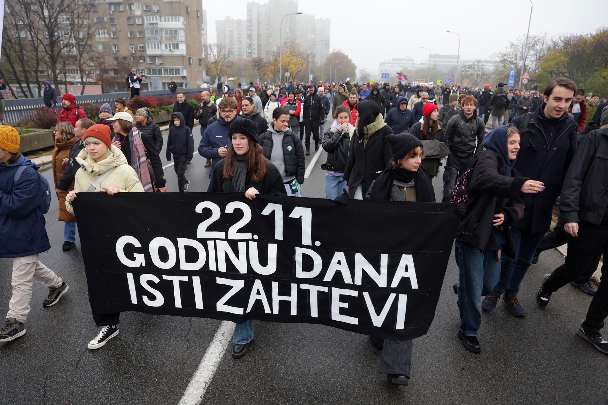 Godinu dana od blokada fakulteta: Studenti ponovno na ulicama Beograda